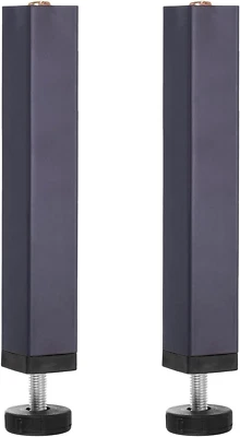 2 Pcs Adjustable Height Center Support Leg, 8 Inch Metal Bed Frame Support Legs