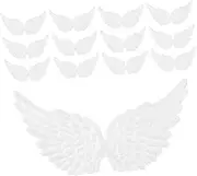 Gadpiparty 20pcs Angel Wings Patches DIY Applique Decor for Clothing Accessories Unique Craft Fabric Wings for Custom Projects for Parties Events