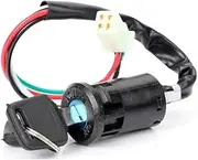 Motorcycle Ignition Switch Electric Door Lock Key with 2 Keys Motorcycle Accessories Start Switch Locks Fit for Honda Fit for Kawasaki ATV