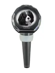Cavalier King Charles Spaniel Thick Wine Stopper With Dog Art-Dog