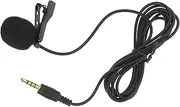 QUMIIRITY Clip on Microphone Lapel Microphone for Video Recording 3.5mm Jack Wearable Mic