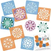 Drawing Stencils for Kids // Set of 8 pcs. // MANDALS
