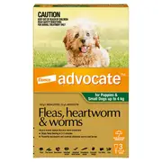 Advocate Flea, Heartworm and Worm Pipette Green for Small Dog
