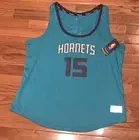 Womens Kemba Walker Charlotte Hornets Fanatics Fast Break Tank Jersey NWT 2XL