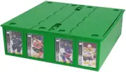 Durable 3200 Card Organizer - Acid-Free, Dustproof Storage Box with Partitions