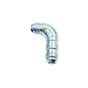 Aeroflow 90° Full Flow AN Bulkhead -4AN, AF533-04S