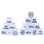 Drinking Game Dices Acrylic Party Game Drinking Dices Finger Guessing Game Dices