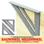 Metal Imperial Angle Protractor Speed Square Triangle Ruler Measuring Tool
