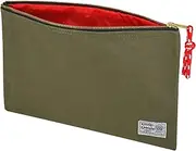 Rough Enough Canvas A4 A5 Document Wallet File Filing Folders Organisers Bag Pouch with Zip for Mens Boys Adults Students Office School Business Supplies Exam Car in Portable Durable Stylish