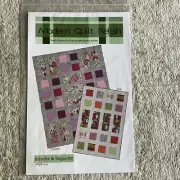 Modern Quilt RelishBrioche & Baquette Throw Crib Pattern New Uncut