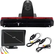 CCD Car Reverse Camera 4.3" Monitor+2.4GHZ Wireless Compatible for Transit Connect Van