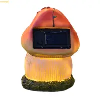 在飛比找蝦皮商城精選優惠-Weroyal 蘑菇屋雕塑太陽能燈卡片裝飾燈用於花園裝飾