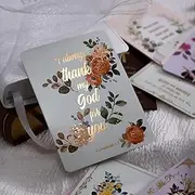 UPAFEXXI-Gold Foil Bible Verse Cards, 50 Prayer Ones for Women with Assorted Bible Verses, Scratch Off 50 Encouragement Motivational Inspirational, Scripture Cards for Women