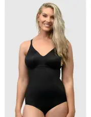 [Cupid Shapewear] Total Contour Extra Firm Control Shaping Bodysuit in Black