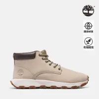 在飛比找PChome24h購物優惠-Timberland 男款淺米色中筒休閒鞋|A67AWEN7