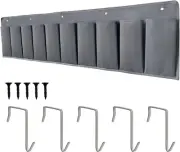 RV Shoe Pockets 10 Pockets Heavy Hanging Bedside Storage Organizer with Sturdy H