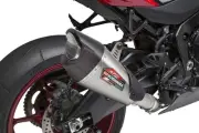 Yoshimura 11182BP521 AT2 Street Series Slip-On - Stainless Steel (Natural)