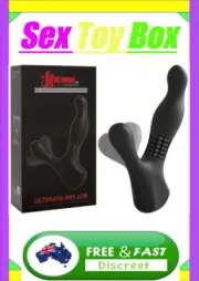 doc johnson 7inch anal sex toy vibrator kink rotate sextoy butt 3 speed 10 mode
