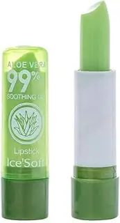 Aloe Vera Lip Balm Magic Temperature Color Change Lipstick Aloe Vera Lipstick Moisturizing Long Lasting Lip Blam Nutritious Lip Stick Waterproof Lip Gloss Matte Makeup