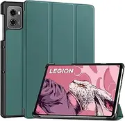 Kepuch Custer Case Compatible for Lenovo Legion Y700 2025 2023 / Legion Tab 8.8" 3th TB-321FU,Ultra-Thin PU-Leather Hard Shell Cover - Green