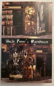 DIY Book Nook Uncle Peter's Warehouse Dollhouse Miniature Wooden Bookshelf Kit
