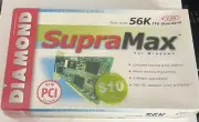 SupraMax Pro 56K PCI Fax Modem Faster Internet Connections NIB (New Damaged Box)
