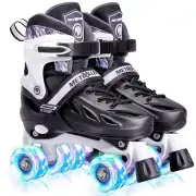 Metroller Roller Skates, Black, Size Small, Little Kids 11j-1