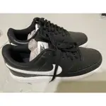NIKE COURT VISION LOW 男鞋 休閒 板鞋 皮革 黑 10號