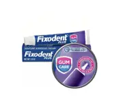 Fixodent Plus Precision Hold & Seal Denture Adhesive Cream Gum Care~ 2.oz~New