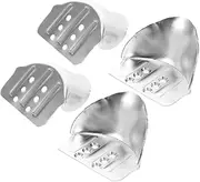 VANZACK Stilts Metal Bracket 2 Pairs Replacement Heel Brackets for Drywall Stilts Easy to Install Parts
