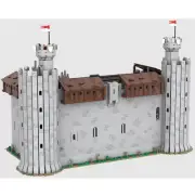 MOC-93022 Castle - The Great Hall with Fireplaces Kitchen Chapel 10394 Pieces