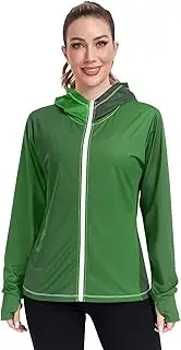 [Caihoyu] Plain Hoodie with Thumb Holes Rash Guard Shirts UPF 50+ Protection Lightweight Sweatshirt for Hiking Outdoor, Multicolor07, X-Large