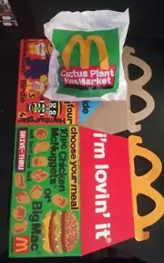McDonalds - Adult Happy Meal Toys - Cactus Plant Flea Market - GRIMACE UNOPENED