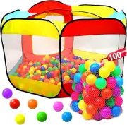 Kids Ball Pit Large Pop up Ball Pit Tent for Toddlers - Indoor & Outdoor Gift To