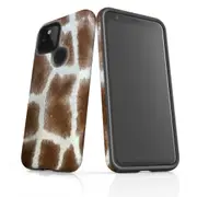 For Google Pixel 4a 5G Case Armour Protective Cover Giraffe Pattern