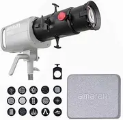 Aputure Amaran Spotlight SE 19 Lens Kit Projection Lens Modifier for Amaran 300C 150C Amaran 200X S 60X S Aputure 300X and Other Power not Exceeding 300W Bowens Mount Lights