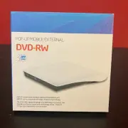 OTEGA Pop-Up Mobile External DVD-RW Drive USB 2.0/3.0 Windows, Linux, Mac OS