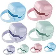ERINGOGO Compact Pacifier Storage Case Travel Essential for Baby Bibs Pacifiers Easy to Carry