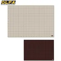 在飛比找樂天市場購物網優惠-又敗家@日本OLFA超大灰褐+咖啡色雙面切割墊板CM-A1切