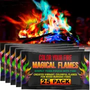 Magical Flames Fire Color Changing Packets for Fire Pit, Indoor/Outdoor Fireplac
