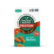 High-Protein Plant-Based Rotini Pasta, Gluten-Free Red Lentil & Quinoa, 8oz x 6