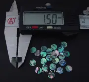 14mm 100pcs Genuine Paua Abalone Decoration Inlay Dots,Materials Thickness:1.5mm
