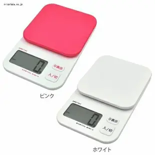日本 DRETEC KS-274 料理專用電子秤 紅白二色 2kg 料理秤 廚房用 烘焙秤【小福部屋】
