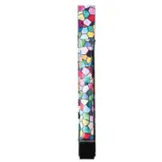 2Pcs For Apple Pencil Fashion Printed Geometric Pattern Protective Band Elastic Pu Leather Anti-Lost Protective Cover