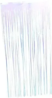 NUOBESTY Fringe Backdrop Curtain for Birthday Parties Candy Color Streamer Decoration Durable Photo Booth Prop Festive Party Supplies for Adults