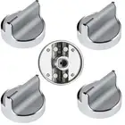 TOMOON W10594481 Stainless Steel Cooker Stove Control knob 5pcs for Whirl.Poo...