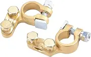 GLEAVI 1 Pair Battery Terminal Connector Set Durable Battery Terminal Clamps for Positive Negative Connections for Automotive Use