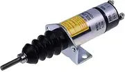 Czomoizc 12V 1502-12C2SU1B2S1 Fuel Shut Off Solenoid Compatible with Woodward 1500-2078 1502 Engine 1502-12C2U1B2 SA-3080-12
