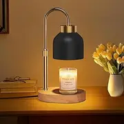 [seenlast] Candle Warmer Lamp, Candle Lamp Warmer with Dimmer Adjustable Height,Mothers Day Gifts for Mom,Electric Scented Candle Wax Warmer Vintage Home Decor,2/4/8H Timer with 2 Bulbs,Jar Candles