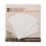 Chemex Pre-Folded Circle Filters 100pk Only for 6 cup model
